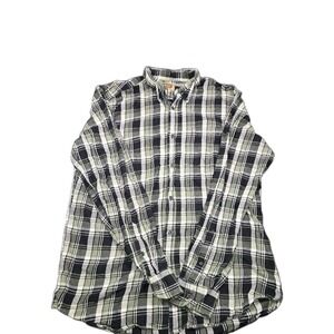 Freedom Foundry Fleece Flannel Shirt, Soft, Brown Plaid, Men's Large, NEW